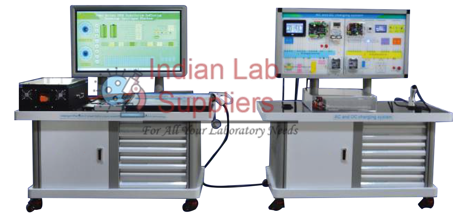 New Energy Vehicle Power Battery BMS Management and AC/DC Charging Teaching Platform